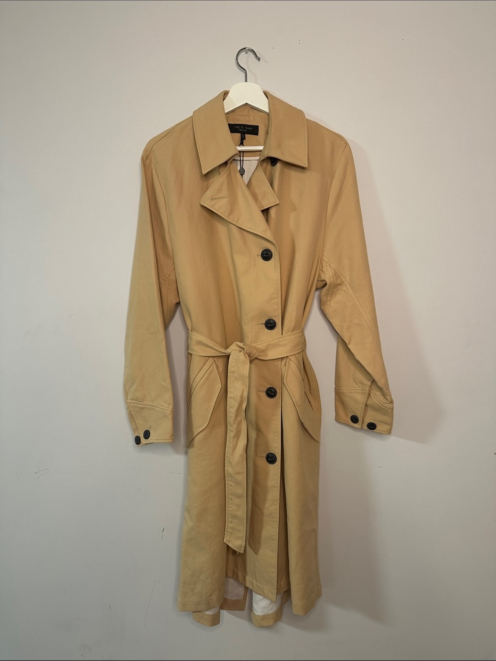 rag & bone Tan Belted Trench Coat